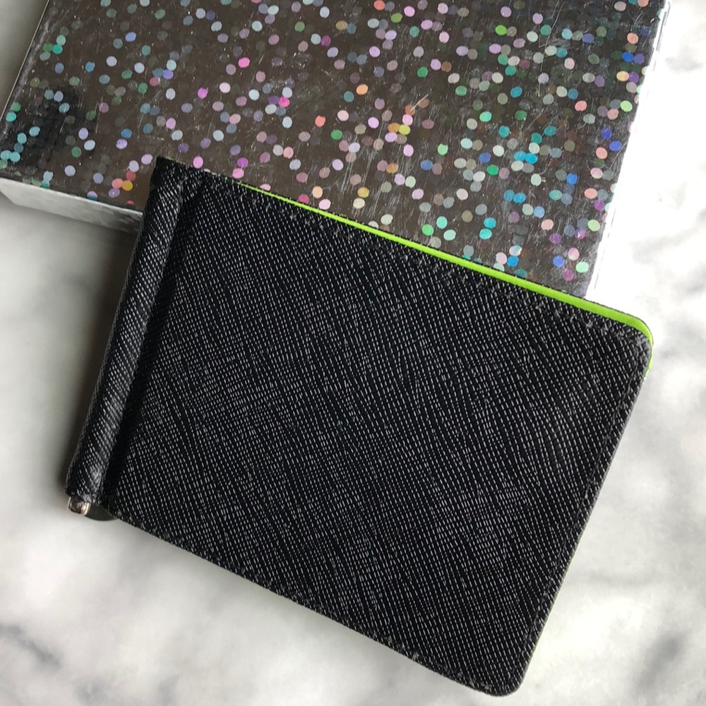 Clip Bifold PU Leather Wallet/New